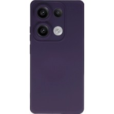 Drop Tedarik Xiaomi Redmi Note 13 4g Kılıf Nano Içi Kadife Silikon - Mor