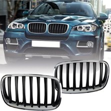 Gkl Bmw X5 E70 X6 E71 Ön Panjur Krom/siyah 2012-2014 51137305589/590