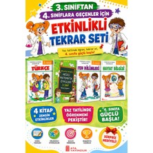 Ata Yayıncılık 3.sınıftan 4.sınıfa Geçenler Için Etkinlikli Yaz Tekrar Seti