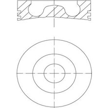 Mahle Pıston 81.51MM 0.50 Caddy Iıı Golf V Jetta Passat 2.0 Tdı 16V 03- Azv Bkp Bkd Bvf Bmn Bmm 028PI00002102
