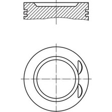 Mahle Motor Piston Segman Std Vectra B-Astra F-G-Omega B 96-00 X20XEV-C20XEV 86.00 011PI0007310086