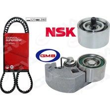 GVA Triger Kayış Seti Eksantrik Seti Hyundaı Accent Admıre Getz 1.5l D3EA 02-05 / Tucson Santafe 2.0l 2.2l D4EA D4EB 04-09 / Sonata 2.0l 06-11 / Kıa Sportage 2.0l D4EA 04-10 1 Kayış 2 Rulman 123X280