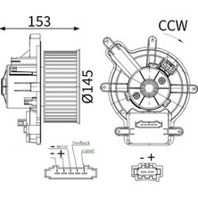 Mahle Kalorifer Motoru Peugeot P3008-P5008 Blower Cıtroen Ds5 09>