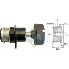 Ina Alternatör Şaftı Kasnak Ford Connect-Focus 98> 1.8 Tdci 1.8 Tdcı-1.8 Td