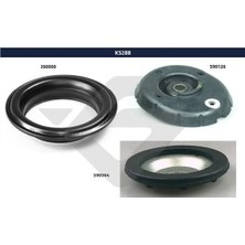 HUTCHINSON KS174 Ön Amortisör Takozu Rulmanı Komple Kiti P208-P2008-P301-C-ELYSEE 12 > C3 Iı-C3 Pıcasso-Ds3 10 >