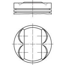 Mahle Piston Segman 73.90MM 0.50 Corsa D-E-Adam-Aveo 1.2 16V Euro5 A12XER-XEL-B12XEL 63KW 86PS 7-22