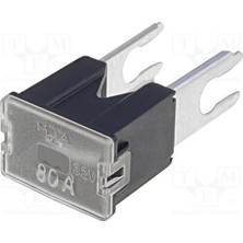 MTA 0471080 Ayaklı Erkek Sigorta 80 Amper Siyah