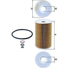 Mahle Yag Fıltresı Bmw M40 M43 M44 E30 E36 E46 E34