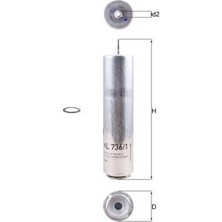 Mahle Yakıt Fıltresı Bmw N47 F20 F30 F22 F32 F34 F36 . Mını R55 R56 R57 R59 R60 R61