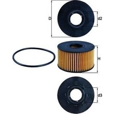 Mahle Yağ Filtresi Ford Transit V184-MONDEO-JAGUAR X-Type 01> 2.0-2.4 Tdci