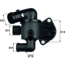 Mahle Termostat Komple Passat-Scırocco 09 > 2.0 Tdı 87C