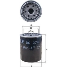 Mahle Yağ Filtresi H100 93-00 H-1 97-00 Starex 97 > 2.5d - 2.5td