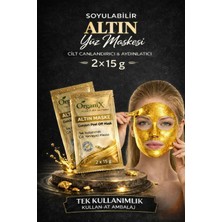 Tek Kullanımlık Altın Maske - Cilt Yenileyici Soyulabilir Maske 15 gr (2 Adet)
