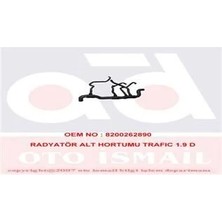 GB Radyatör Alt Hortumu Renault Trafıc 01>06 Opel Vivaro 01>06 1.9 D