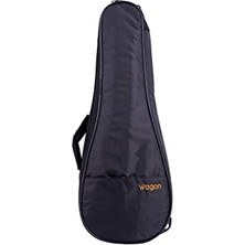 Tech Butiq Wagon Soprano Ukulele Çantası Siyah