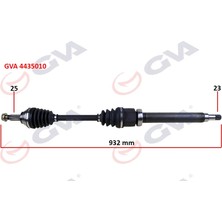 GVA Ön Aks Komple Sağ Ford Focus I 1.4 16V-1.6 16V-1.8 16V-1.8TDCI 98>04 934MM