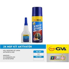 GVA Hızlı Yapıştırıcı Kit Japon Aktivatör 2k Mdf 200 ml