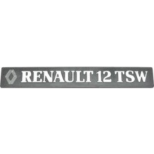 OKSA Arka Yazı Renault 12 Tsw R12