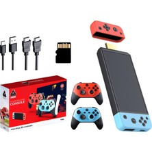 Azurtech Retro Oyun Konsolu 4K Hdr HDMI – 20.000+ Hazır Oyun, Çift Kablosuz Gamepad, 30+ Emülatör, Tak Çalıştır Tv Oyun Konsolu