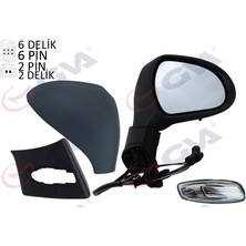 GVA Dış Dikiz Aynası Sağ 308 07>elektrikli Isıtmalı Sinyalli Astarlı Konvenks VM-6308EHPL