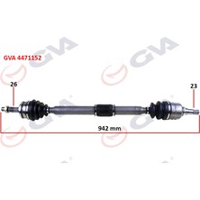 GVA Komple Aks Sağ Toyota Aurıs. Corolla 1.33L 1nr-Fe NRE150 6 Vites 10-> 1.6l 1zr-Fe ZRE151 Benzinli 07-11 26X23 Komple Boy 942MM