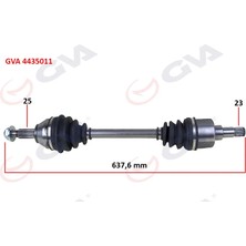 GVA Ön Aks Komple Sol Ford Focus I 1.4 16V-1.6 16V-1.8 16V-1.8TDCI 98>04
