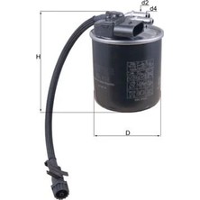 Mahle Yakıt Fıltresı Mercedes OM651 W204 S204 W212 C207 W166 X204 W639 W447 B906 B907 B910