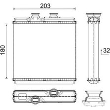 Mahle Kalorıfer Radyatoru Mercedes W204 W212 C218 R231 C190 R197