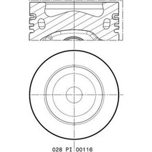Mahle Pıston Segman 81.50MM 0.50 Amarok Caddy Iıı-Iv Golf Vı 2.0 Tdı 05- Ckub Cfhc Cbbb Cbdc Clca