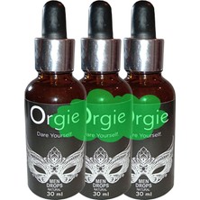 Bezos L.orgie Erkeklere Özel Formüllü Afrodizyakdamla 3 Adet 30 ml