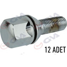 GVA Bijon Civatası Renault 9-11 Pullu Kromajlı Paket 12