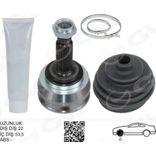 GVA Aks Kafası Seti Dış Skoda Favorıt 1.3 89-97 - Felıcıa 1.3-1.6-1.9d 94-01