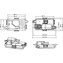 Mahle Klıma Fan Regulatoru Mercedes W204 S204 C218 X218 W212 S212 C207
