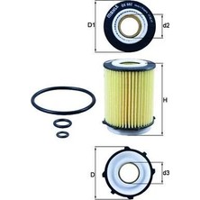 Mahle Yag Fıltresı Mercedes M270 M274 W204 W205 W176 W177 W246 W212 W213