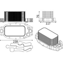 Mahle Yag Sogutucusu Land Rover 306DT Dıscovery L319 Range Rover L405 L320 L494 . Jaguar Xj X351 Xf X250