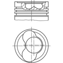 Mahle Motor Piston Segman 0.50 Vw T4 2.5 Tdı Acv-Ahd-Anj 3.4.5 Silindir 81.51