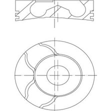 Mahle Motor Piston Segman 0.40 82.00 Doblo 1.9 Jtd Astra H-Vectra C-Zafıra B 1.9 Cdti