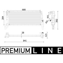 Mahle Motor Su Radyatoru Bmw F45 F48 Mını F54 F56 F60 Premıum Lıne