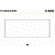 Glyco Kol Yatak Takımı Std. Land Rover Freelander I 20T2N L314