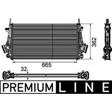 Mahle Turbo Radyatörü Intercooler Insıgnıa A 09>17 1.6 Cdtı Let-Dth-Dtj 2.0 Dth-Nft-Nht-Dtr Al/pl/brz 2.8 Net-Ner 665X361.7X32