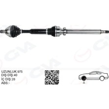GVA Ön Aks Komple Sag Volvo XC60 I 10>15 D3-D4-T5-T6 XC60 Iı 15> D4 Otomatik Şanzıman 8 Vites