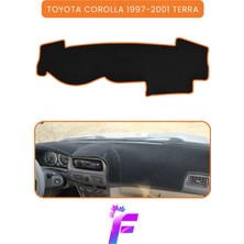 E-BİZ Toyota Corolla Terra (1997-2001)  Torpido Örtüsü | Güneşten Korur | Kolay Montaj | Tam Uyum | B22