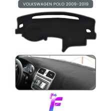 E-BİZ Volkswagen Polo (2009-2019) Araca Özel Torpido Örtüsü | Ön Göğüs Kılıfı | Tam Koruma | Tam Uyum |C44