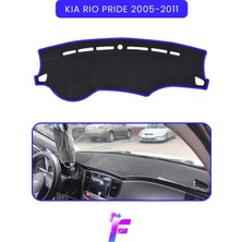 E-BİZ Kıa Rıo Prıde (2005-2011) Torpido Örtüsü | Güneşten Korur | Kolay Montaj | Tam Uyum | Tam Koruma Td5