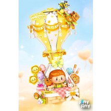 Vagon LZ-4113 Loz Sarı Hava Balonu 750 Parça Block Oyuncak