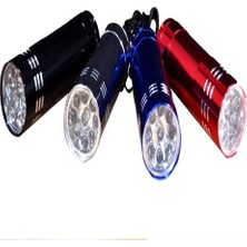 Colezium Süper Parlak 9 Ledli Metal Mini El Feneri