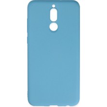 Drop Tedarik Huawei Mate 10 Lite Kılıf Nano Içi Kadife Silikon - Mavi