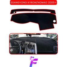 E-BİZ Ssangyong Kyron (2005+) Uyumlu Torpido Örtüsü | Araca Özel Üretim | Kolay Montaj | Kaymaz | A87