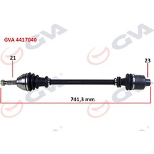 GVA Komple Aks Sağ R21 Manager 1.7 86-93 742MM