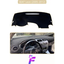 E-BİZ Seat Leon (2005-2012) Uyumlu Torpido Örtüsü | Yansıma Önleyici | Tam Koruma | Hızlı Montaj | K19